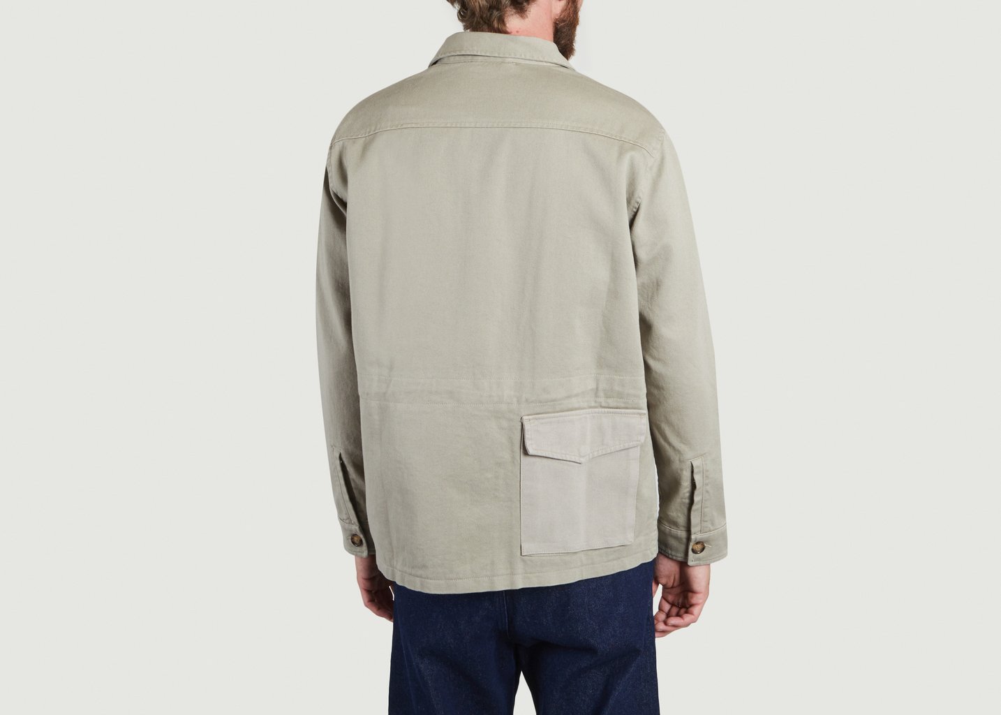 L'exception Veste Sow En Coton Biologique Beige Forét Studio