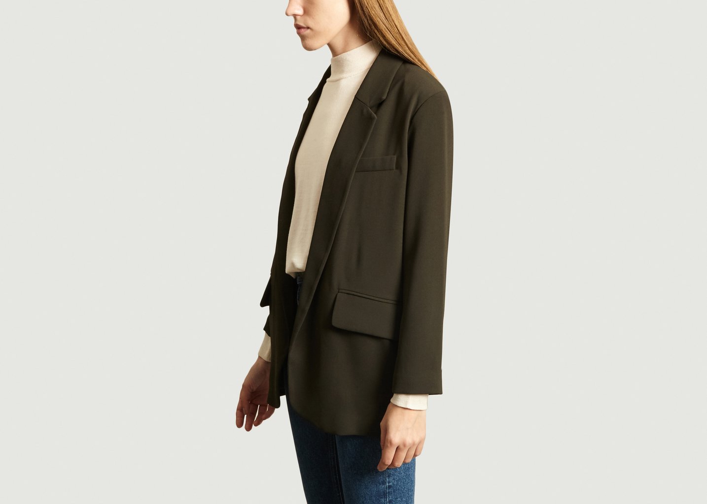L'exception Veste Tailleur Didaboo Khaki American Vintage