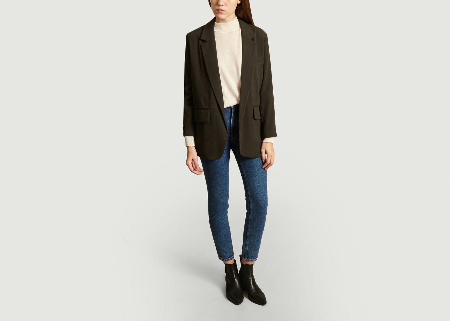 L'exception Veste Tailleur Didaboo Khaki American Vintage