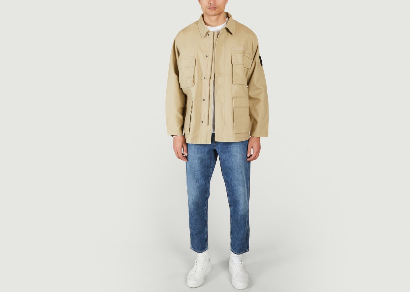 L'exception Veste Technique De Terrain Khaki Closed