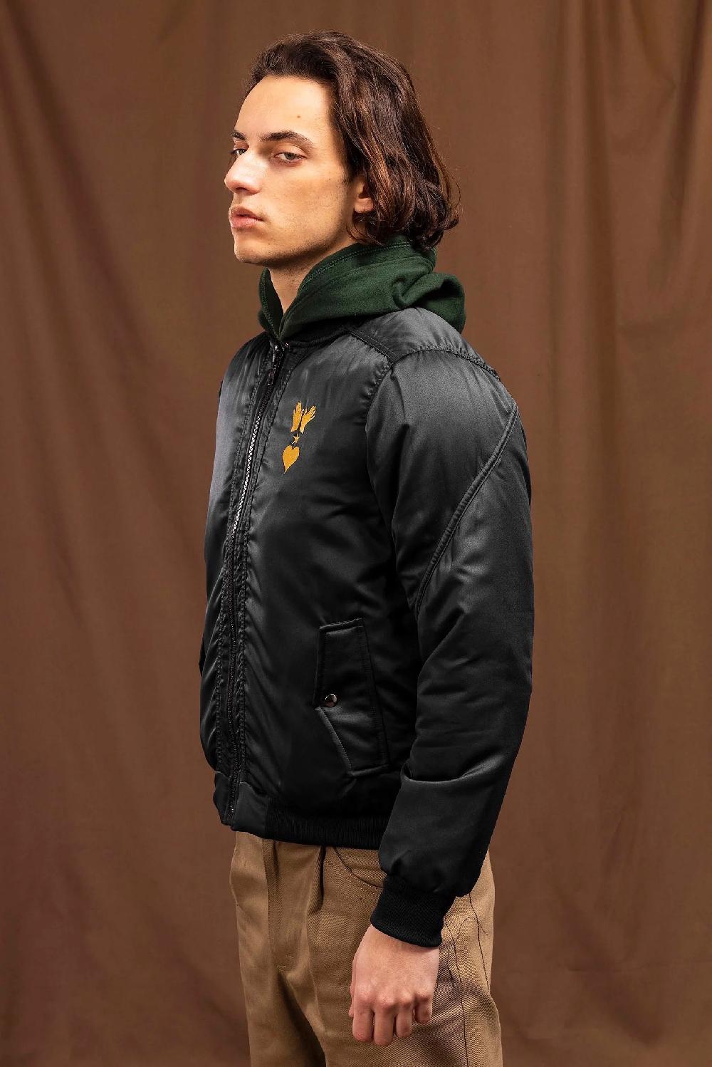 L'exception Veste Teddy Avec Broderie Bougies Noir Misericordia