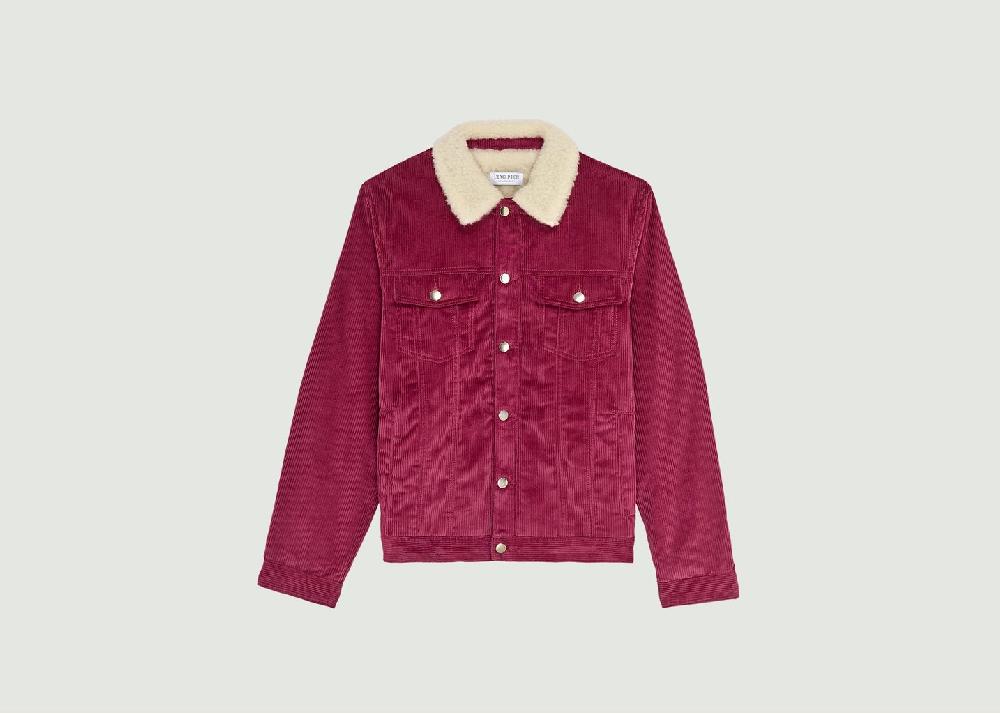 l'exception Veste Velours Côtelé Cerise L'Exception Paris