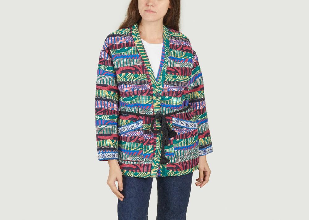 l'exception Veste Violette Multicolore La Petite Française