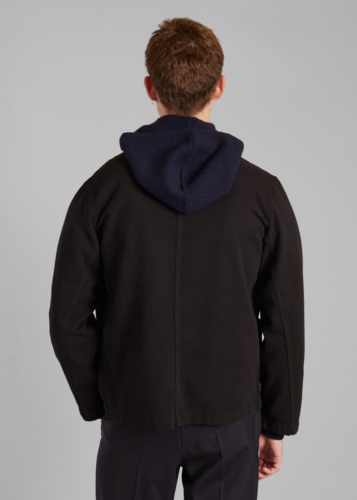 L'exception Veste Worker En Toile De Coton Noir L'Exception Paris