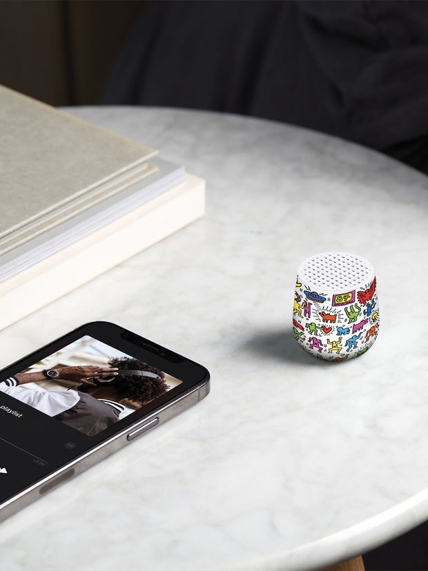 Lexon Enceinte Bluetooth Portable Mino+ Happy Par Lexon X Keith Haring