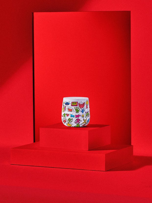 Lexon Enceinte Bluetooth Portable Mino+ Happy Par Lexon X Keith Haring