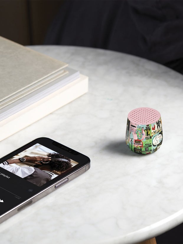 Lexon Enceinte Bluetooth Portable Mino+ Par Lexon X Jean Michel Basquiat