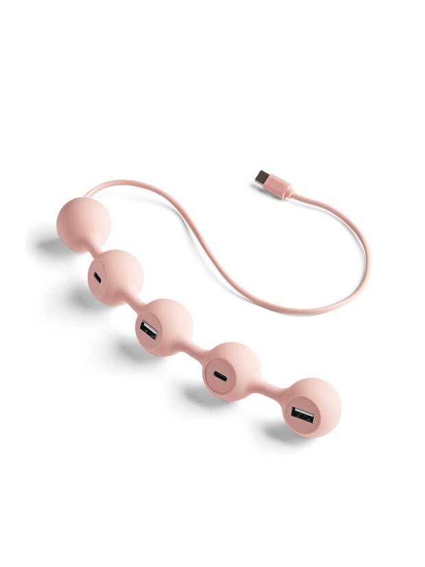 Lexon Hub USB C Peas Hub C Par Valentina & Simone Spalvieri