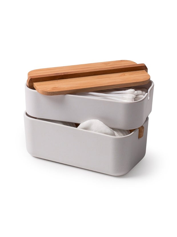 Lexon Rangements Pour Salle De Bain Zen Cotton Box Par Lexon Studio