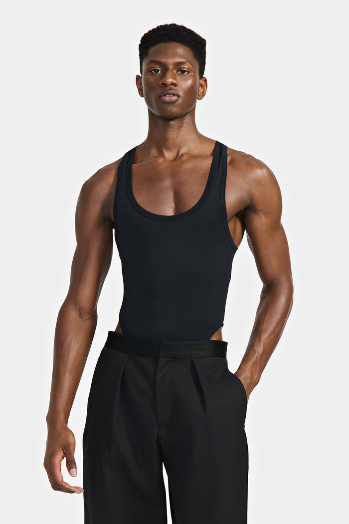 lgn louis gabriel nouchi BODY DÉBARDEUR AVEC DOS NU EN JERSEY RECYCLÉ