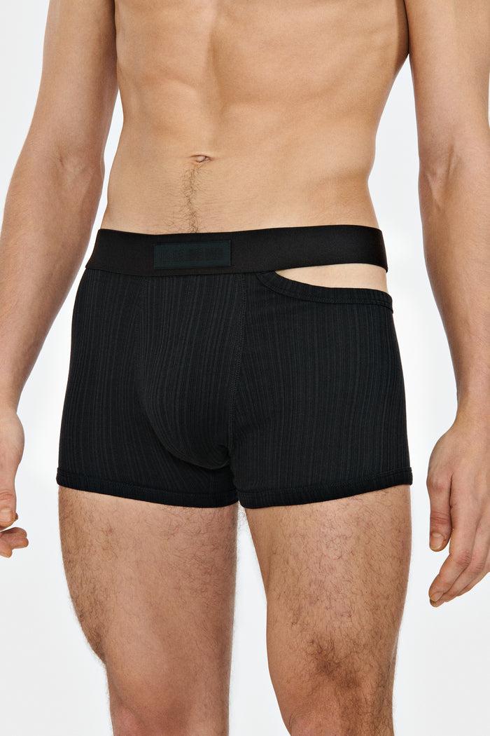 Lgn Louis Gabriel Nouchi BOXER AVEC OUVERTURE ASYMÉTRIQUE EN COTON