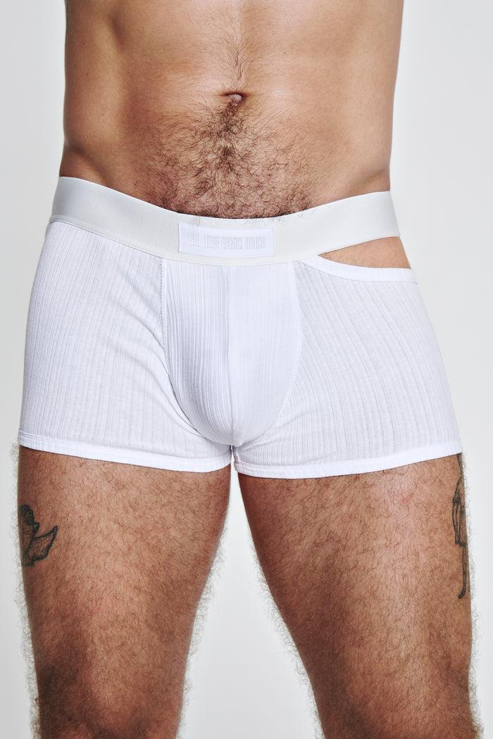 Lgn Louis Gabriel Nouchi BOXER AVEC OUVERTURE ASYMÉTRIQUE EN COTON