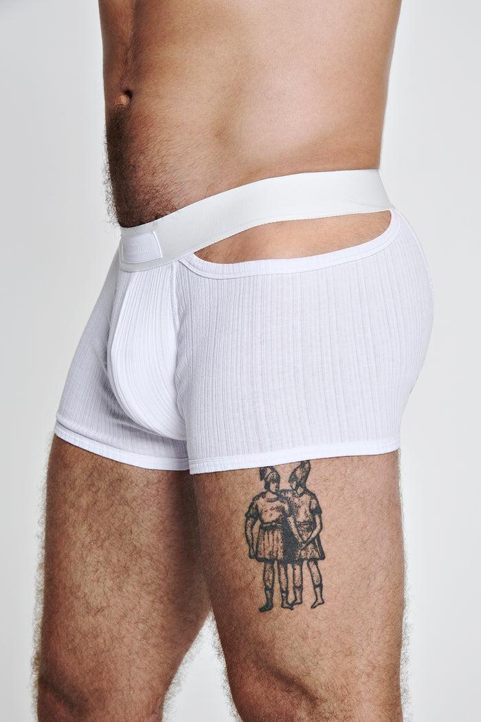Lgn Louis Gabriel Nouchi BOXER AVEC OUVERTURE ASYMÉTRIQUE EN COTON