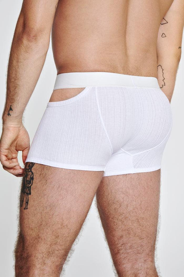 Lgn Louis Gabriel Nouchi BOXER AVEC OUVERTURE ASYMÉTRIQUE EN COTON