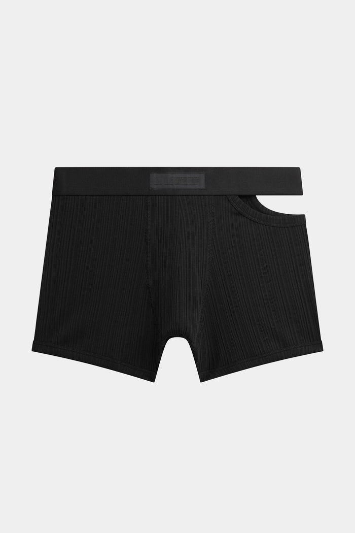 lgn louis gabriel nouchi BOXER AVEC OUVERTURE ASYMÉTRIQUE EN COTON