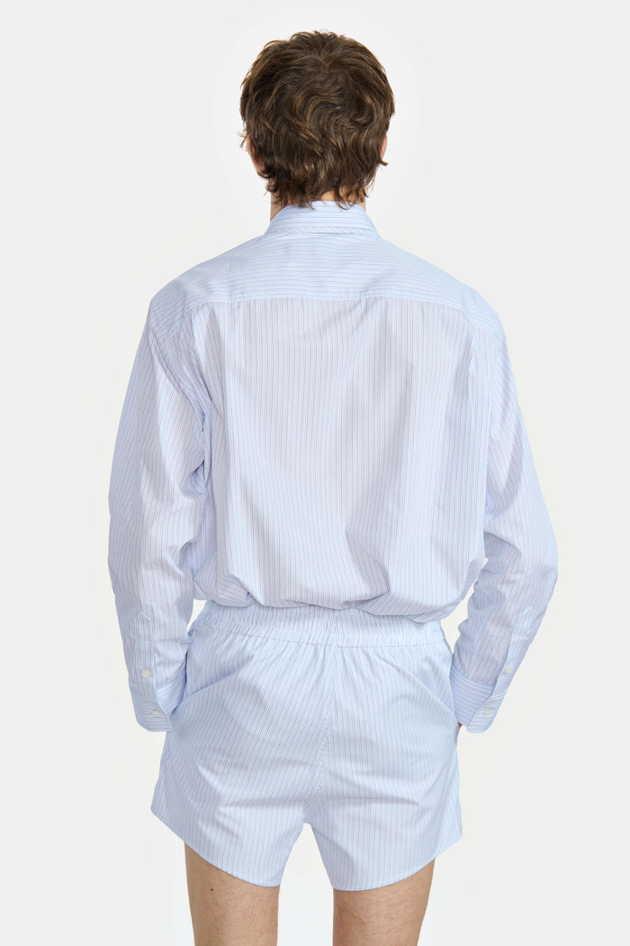 Lgn Louis Gabriel Nouchi CHEMISE CLASSIQUE EN POPELINE RAYÉE