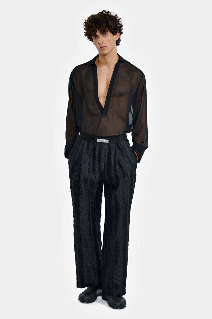 Lgn Louis Gabriel Nouchi CHEMISE VAREUSE TRANSPARENTE
