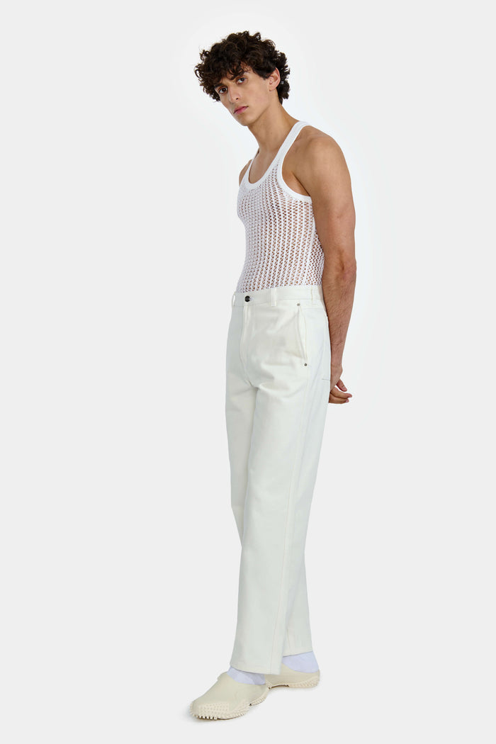 Lgn Louis Gabriel Nouchi DÉBARDEUR EN TRICOT POINT FILET