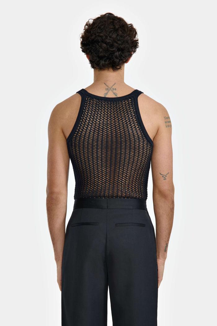 Lgn Louis Gabriel Nouchi DÉBARDEUR EN TRICOT POINT FILET