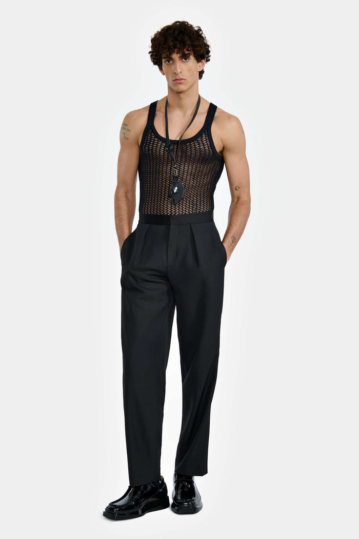 lgn louis gabriel nouchi DÉBARDEUR EN TRICOT POINT FILET lgn louis gabriel nouchi DÉBARDEUR EN TRICOT POINT FILET