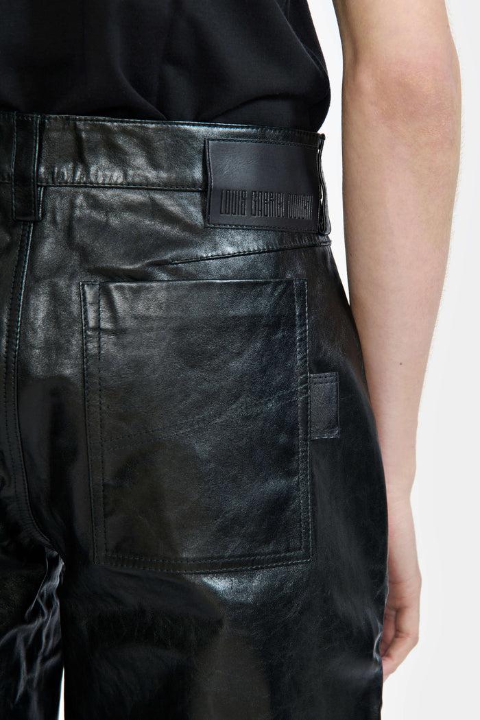 Lgn Louis Gabriel Nouchi PANTALON DROIT EN CUIR