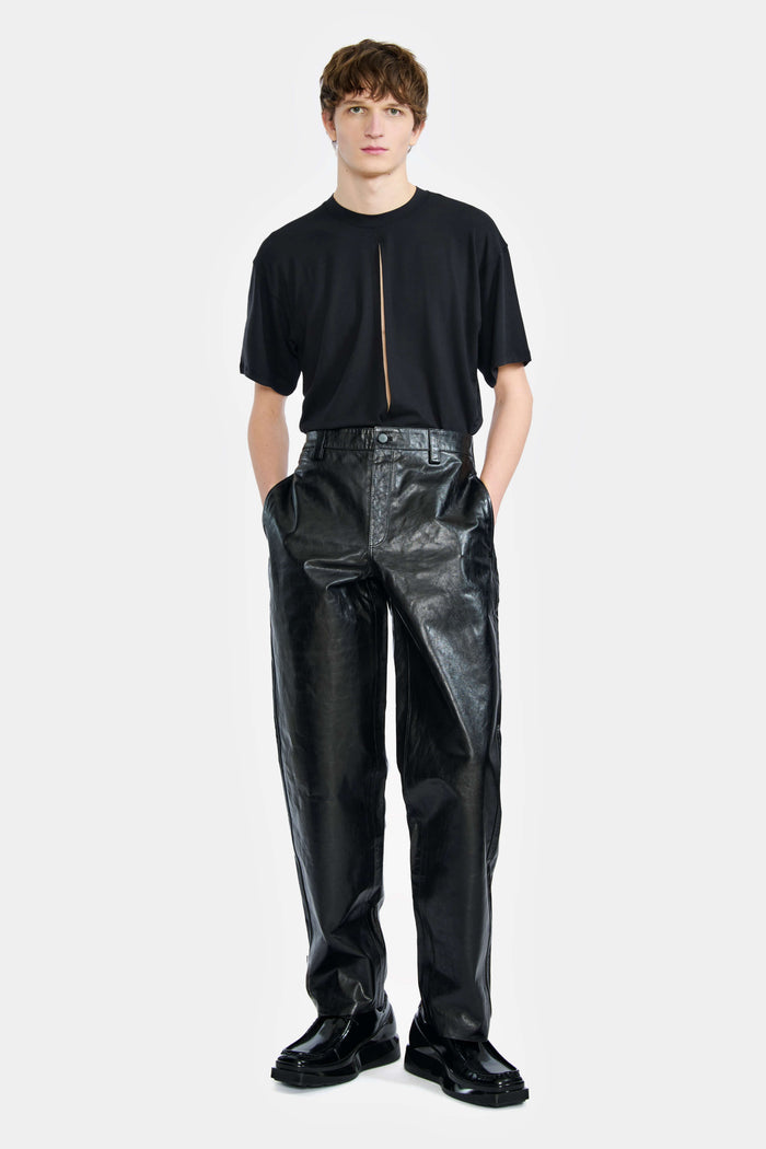 lgn louis gabriel nouchi PANTALON DROIT EN CUIR lgn louis gabriel nouchi PANTALON DROIT EN CUIR