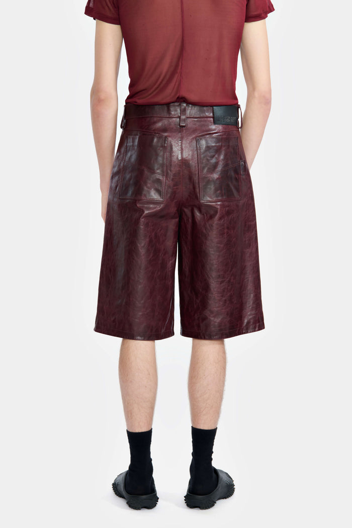 Lgn Louis Gabriel Nouchi SHORT DROIT EN CUIR
