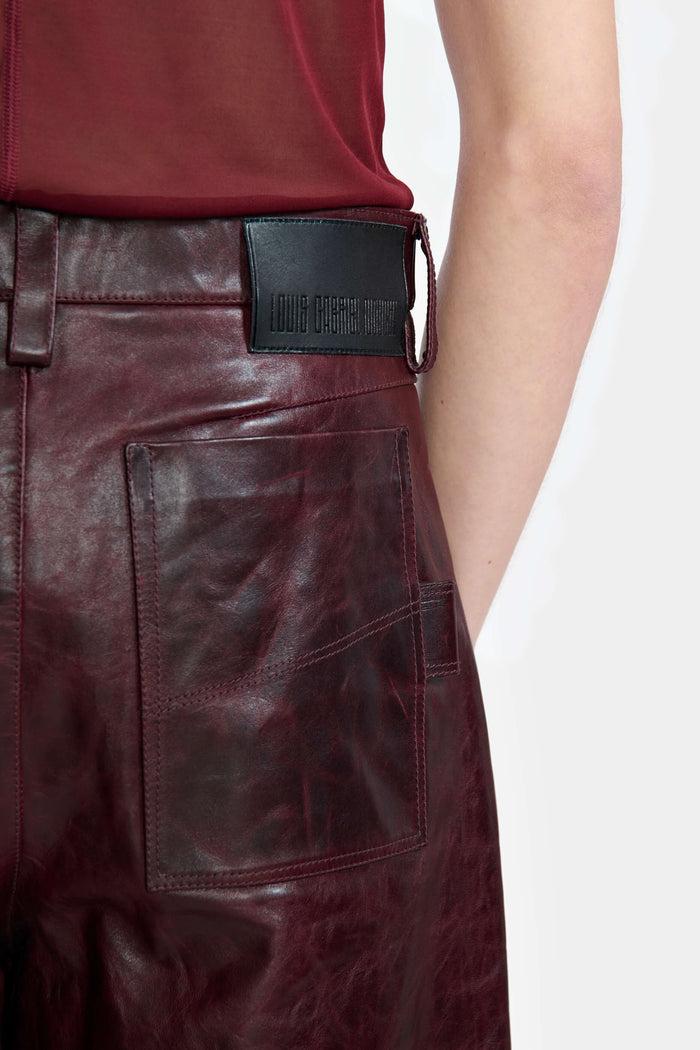 Lgn Louis Gabriel Nouchi SHORT DROIT EN CUIR