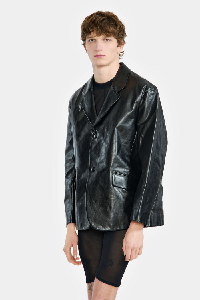 Lgn Louis Gabriel Nouchi VESTE BLAZER EN CUIR