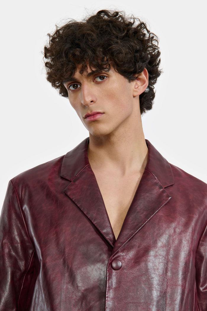 Lgn Louis Gabriel Nouchi VESTE BLAZER EN CUIR