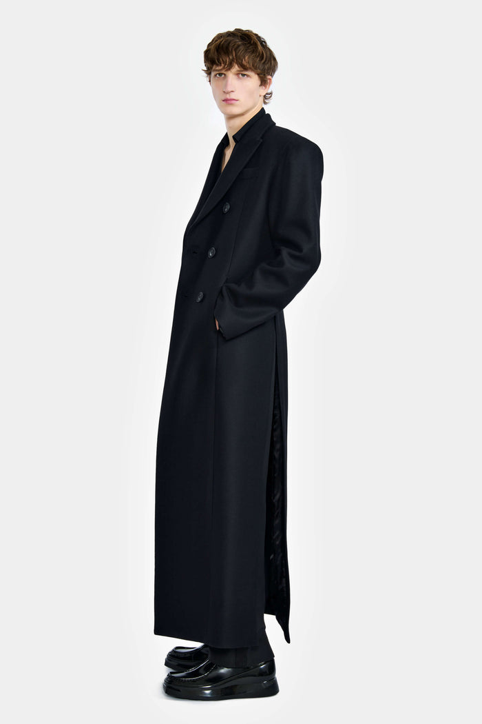 Lgn Louis Gabriel Nouchi MANTEAU DOUBLE CROISURE AVEC 6 BOUTONS EN LAINE
