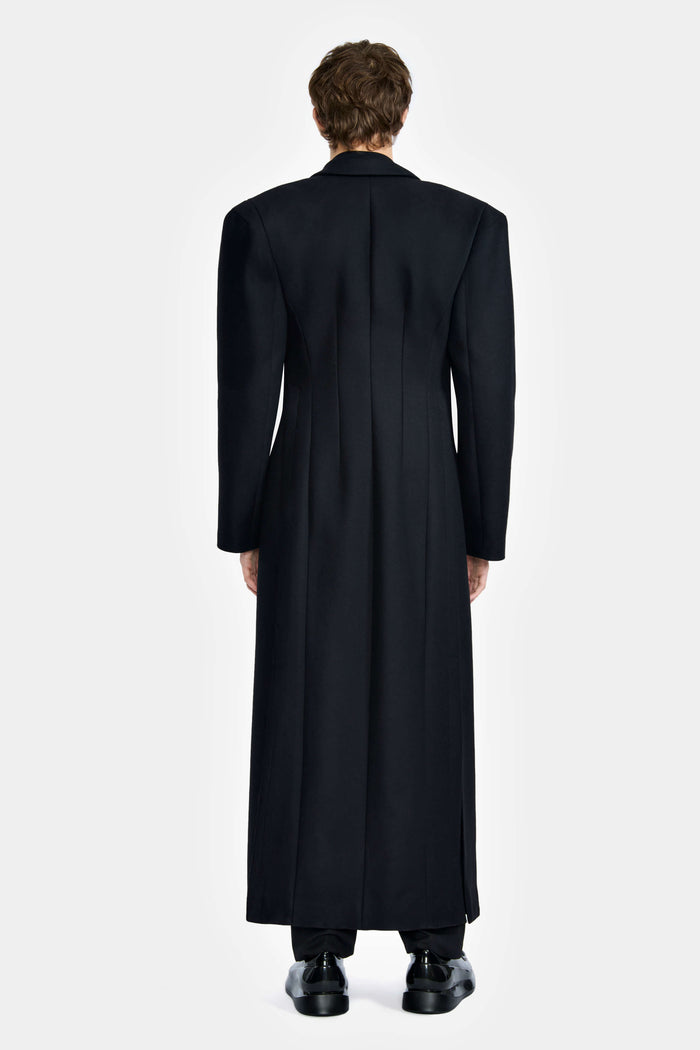 Lgn Louis Gabriel Nouchi MANTEAU DOUBLE CROISURE AVEC 6 BOUTONS EN LAINE