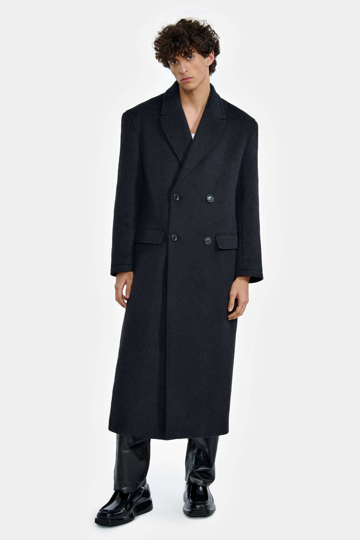 Lgn Louis Gabriel Nouchi MANTEAU DOUBLE CROISURE OVERSIZE EN LAINE