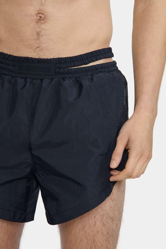 Lgn Louis Gabriel Nouchi SHORT DE BAIN EN NYLON AVEC OUVERTURE ASYMETRIQUE