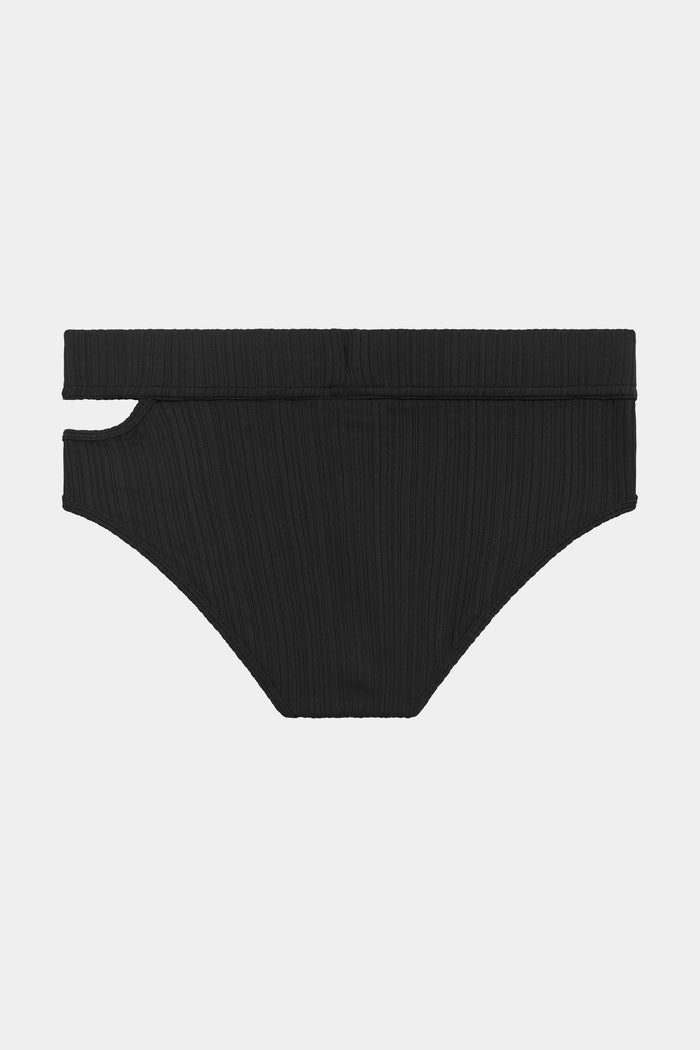 Lgn Louis Gabriel Nouchi SLIP DE BAIN AVEC OUVERTURE ASYMÉTRIQUE EN JERSEY RECYCLÉ
