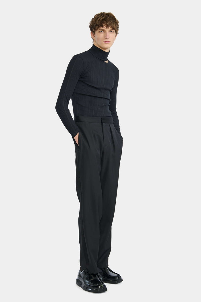 Lgn Louis Gabriel Nouchi SOUS PULL AVEC OUVERTURE ASYMÉTRIQUE EN COTON