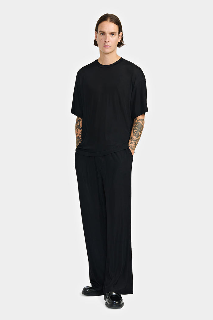 lgn louis gabriel nouchi T SHIRT FLUIDE EN VISCOSE CÔTELÉE lgn louis gabriel nouchi T SHIRT FLUIDE EN VISCOSE CÔTELÉE