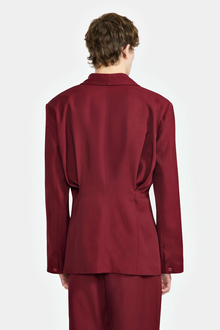 Lgn Louis Gabriel Nouchi VESTE DOUBLE CROISURE À COL CHALE
