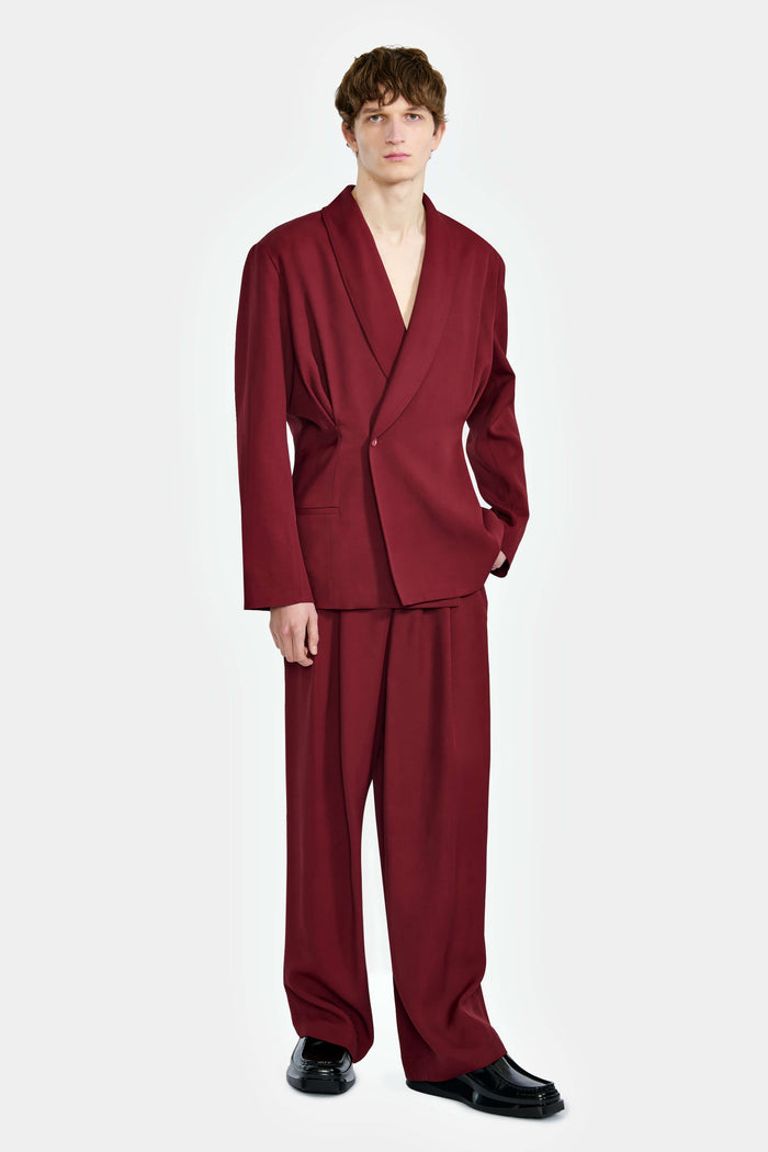 lgn louis gabriel nouchi VESTE DOUBLE CROISURE À COL CHALE lgn louis gabriel nouchi VESTE DOUBLE CROISURE À COL CHALE