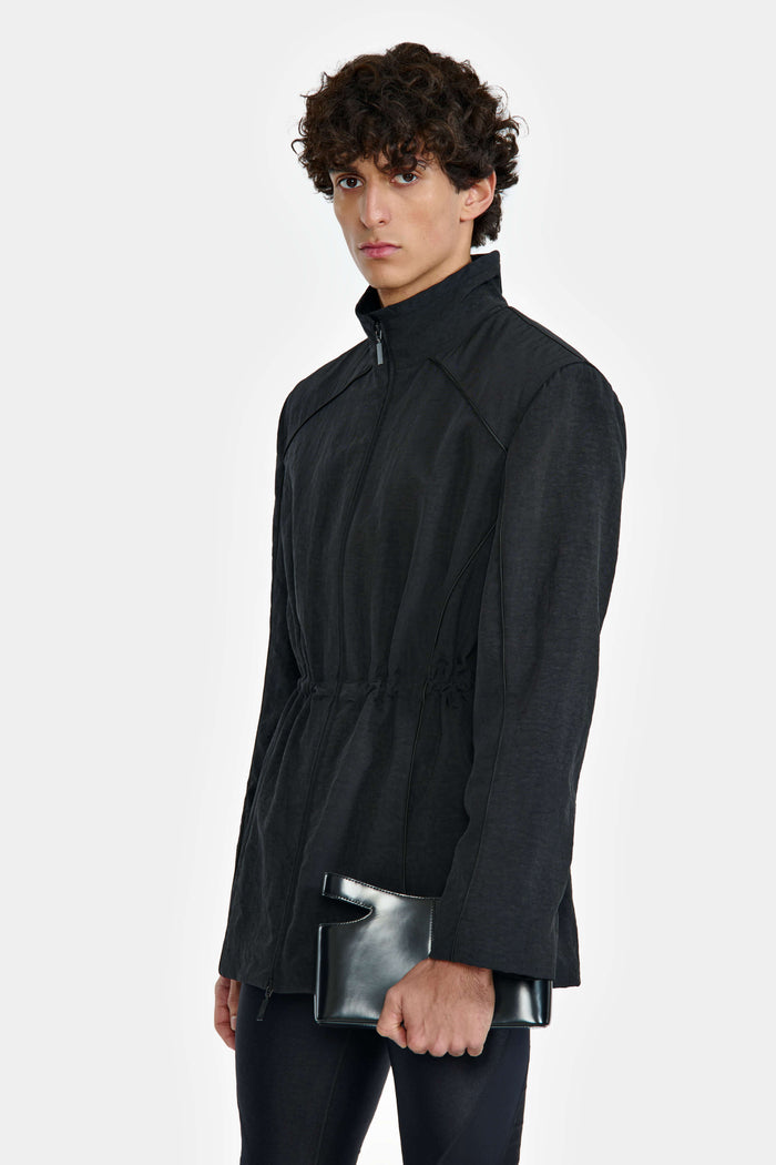 lgn louis gabriel nouchi VESTE ÉPAULÉE EN NYLON RECYCLÉ