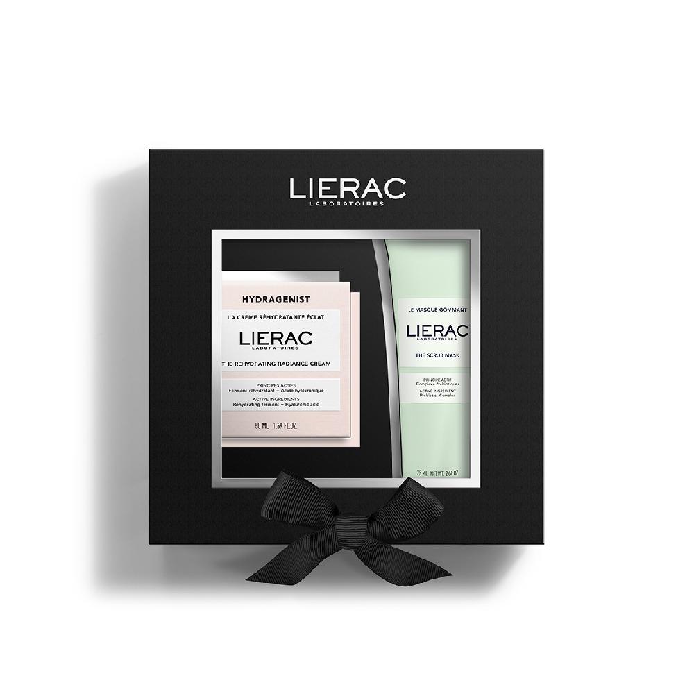 Lierac Hydragenist Coffret Noël Crème Hydratation Éclat + Masque Gommant