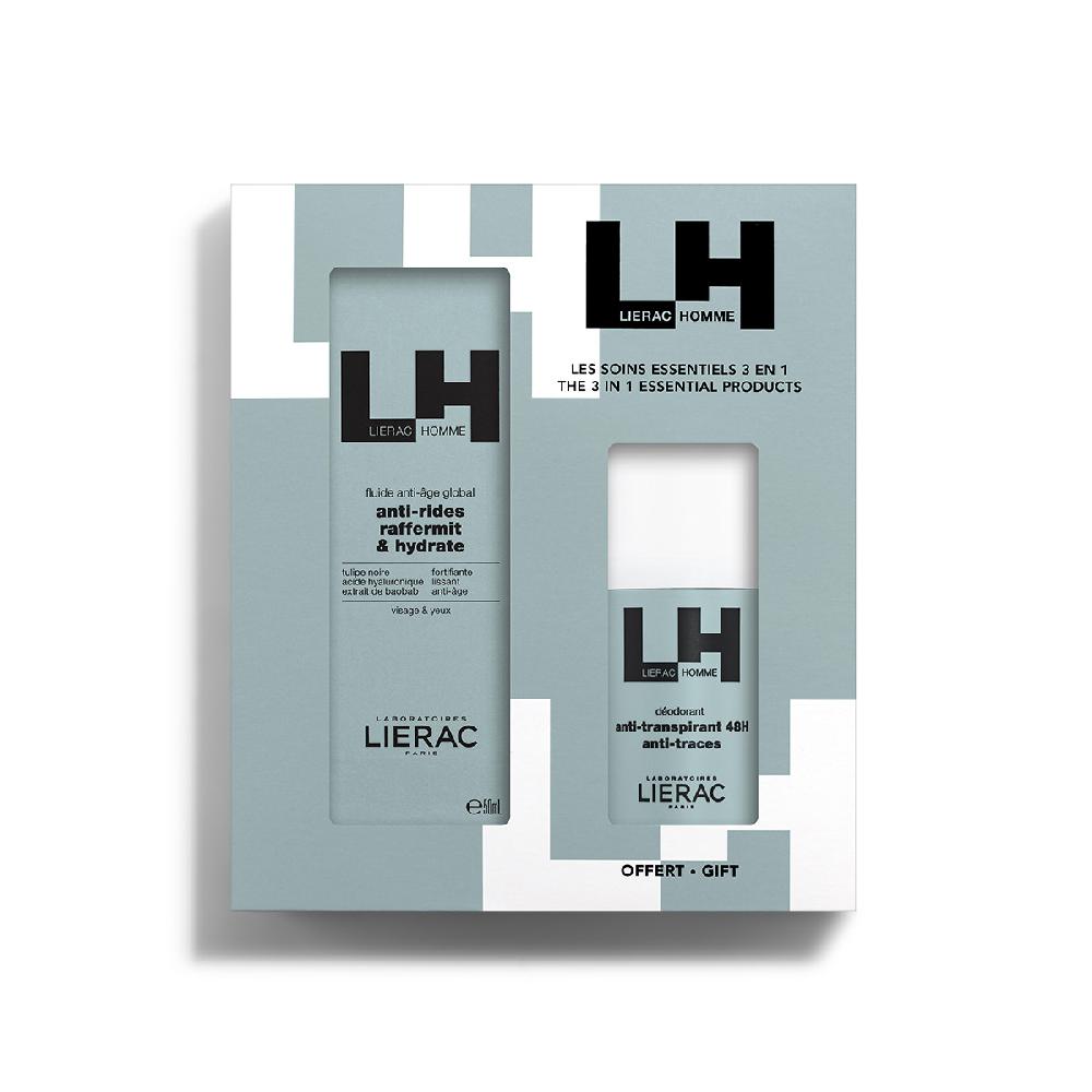 Lierac Lierac Homme Coffret Fête des Pères Fluide Anti Âge + Déodorant Offert