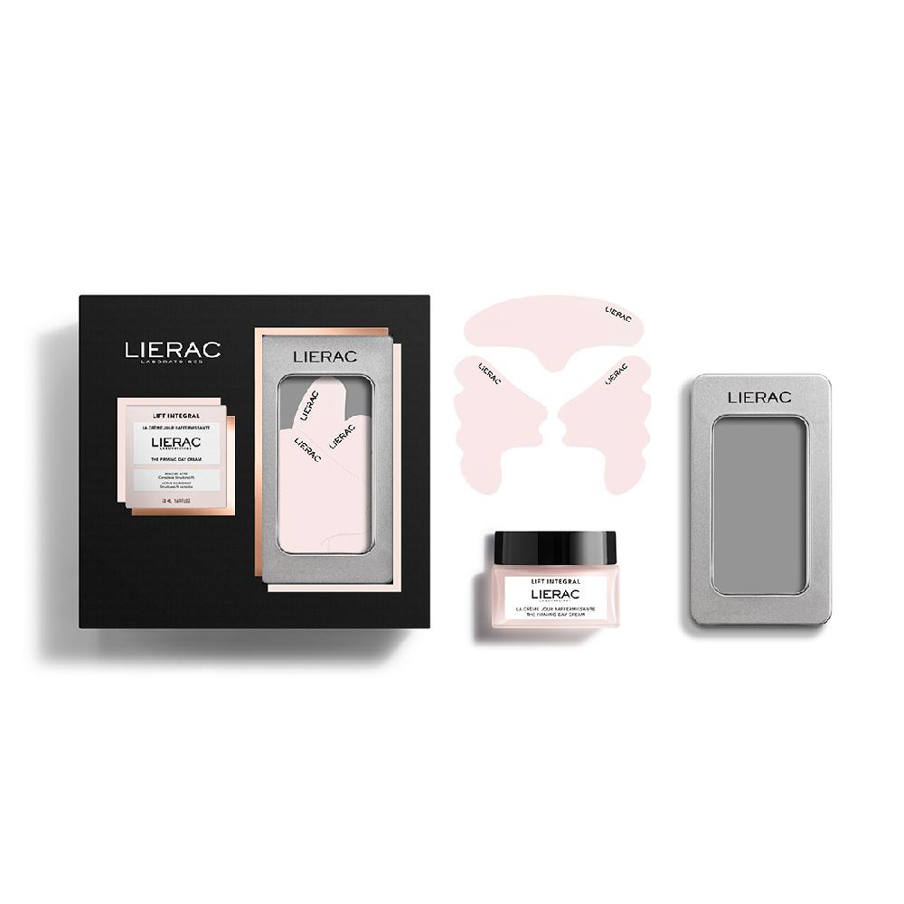 Lierac Lift Integral Coffret Noël Crème Jour Anti Âge + Patchs Visage Réutilisables