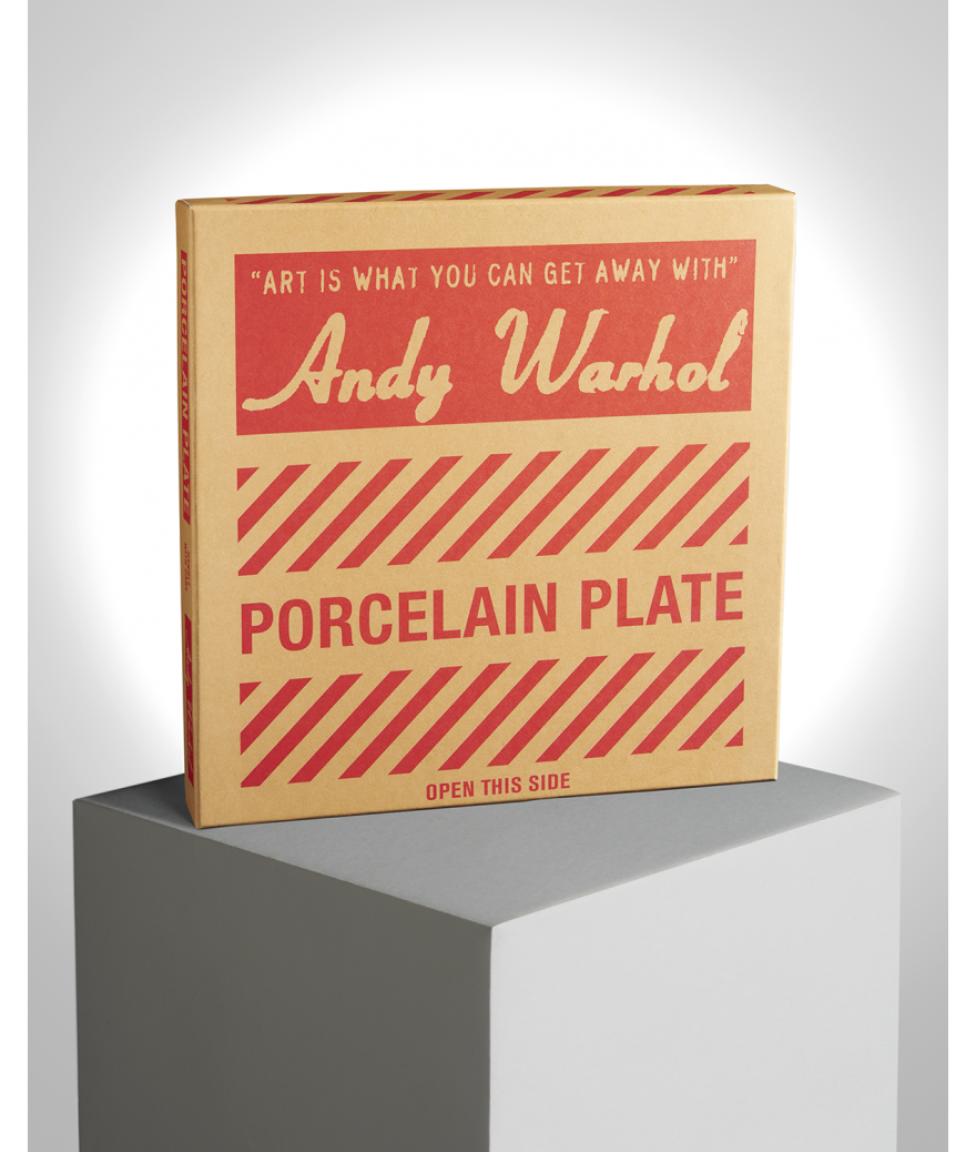 Ligne Blanche Paris Andy WARHOL Assiette En Porcelaine ”Banane”