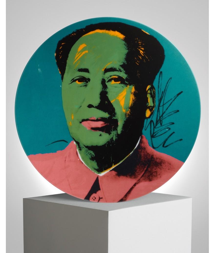ligne blanche paris Andy WARHOL Assiette en porcelaine ”Mao” Veste Rose