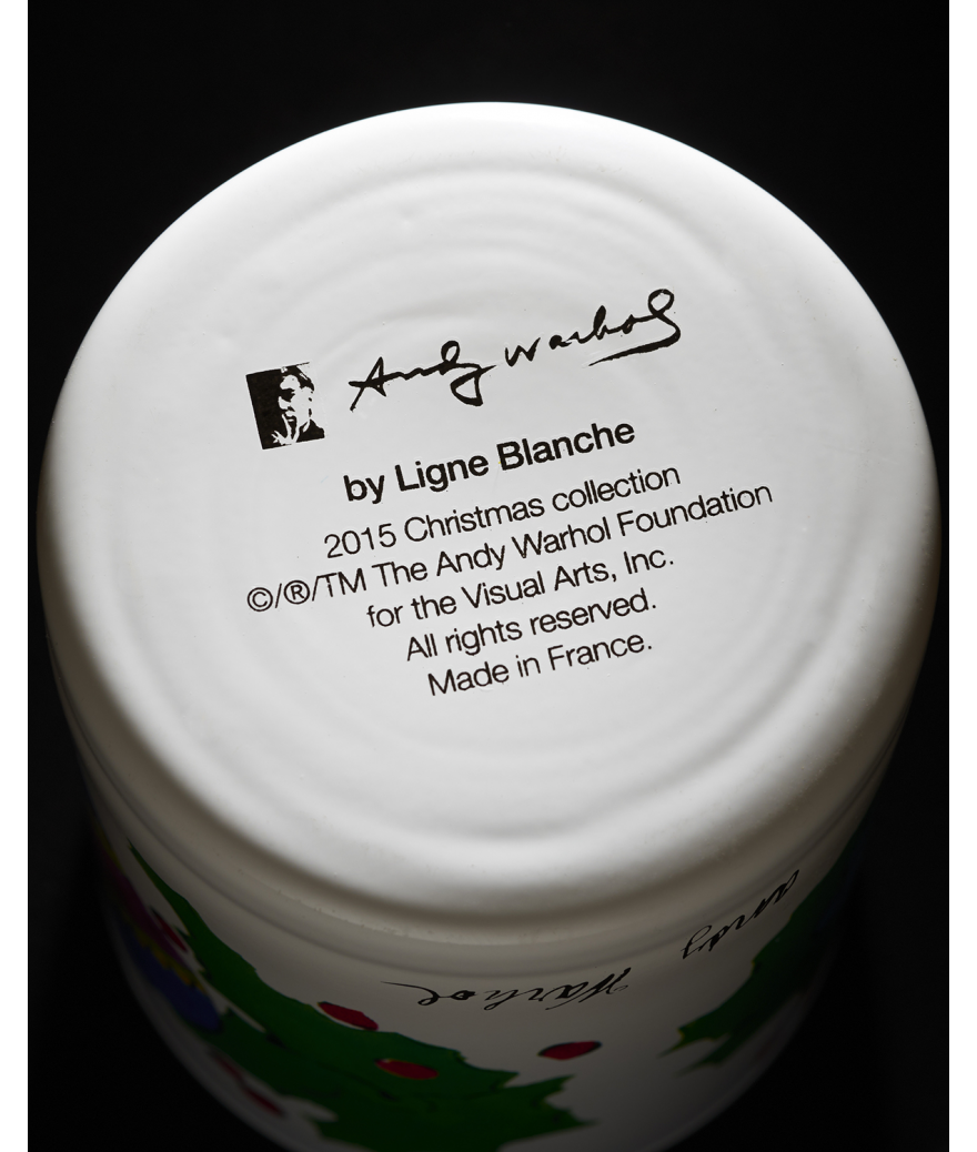 Ligne Blanche Paris Andy WARHOL Bougie ”Holiday 2015”