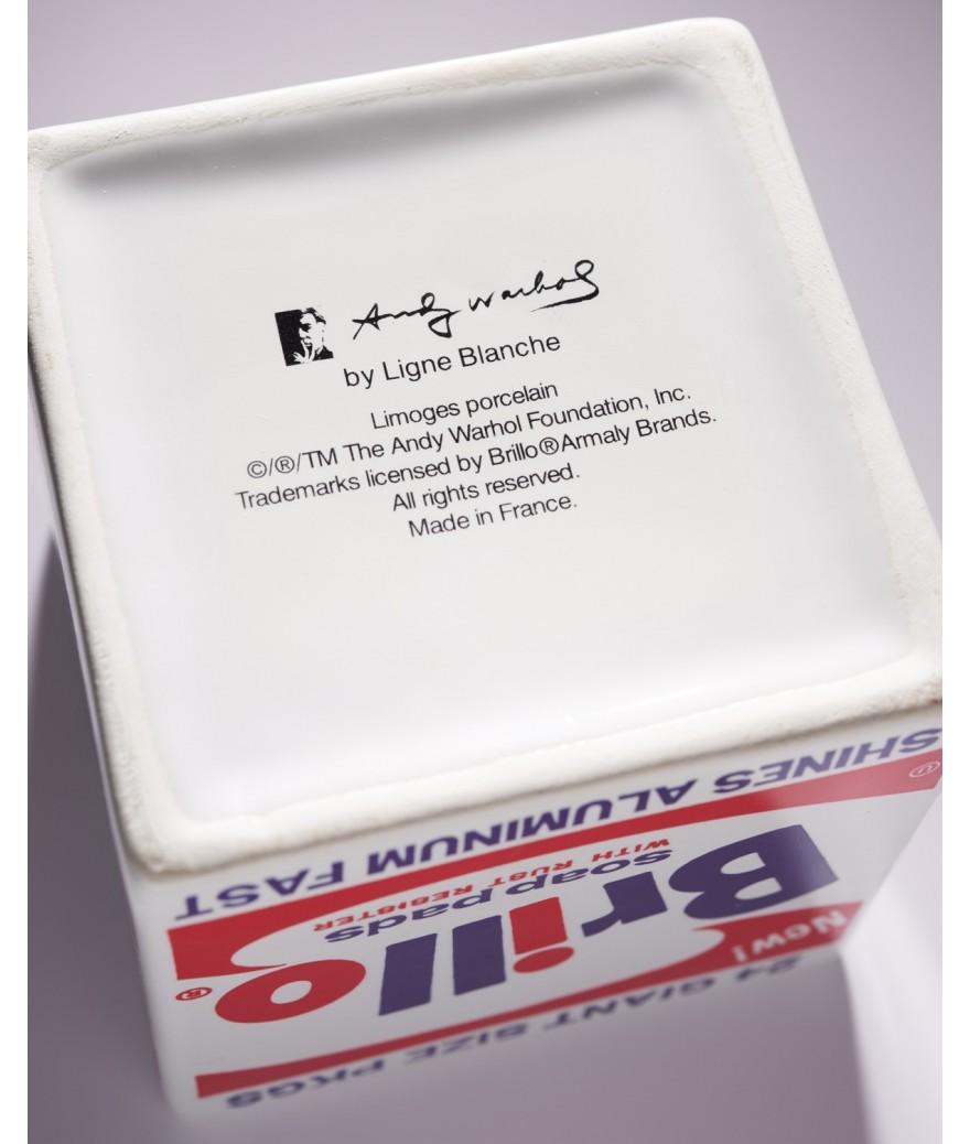 Ligne Blanche Paris Andy WARHOL Bougie Parfumée Carrée ”Brillo Box”