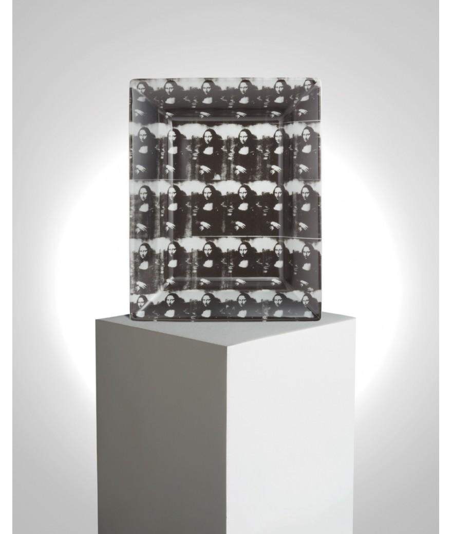 Ligne Blanche Paris Andy WARHOL Vide Poche En Porcelaine De Limoges ”Mona Lisa”