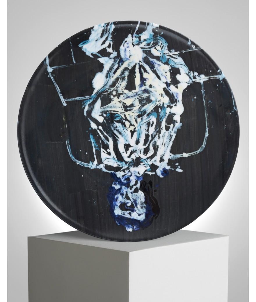 ligne blanche paris BASELITZ assiette en porcelaine "Blaue Küste"