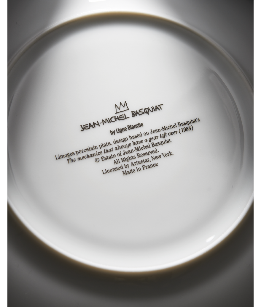 Ligne Blanche Paris BASQUIAT Assiette En Porcelaine ”Venta”